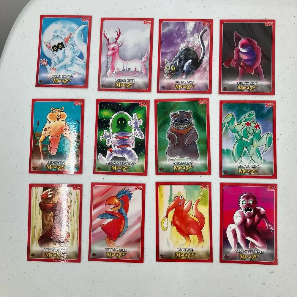 Topps MetaZoo Cryptid Nation Tripodero Roperite Mixed Lot 12 Trading Game Cards